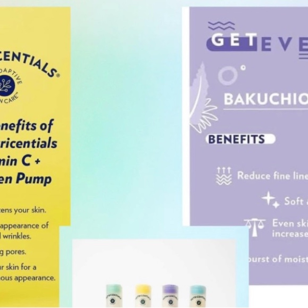 Get Even Skincare Set with Vitamin C and Bakuchiol